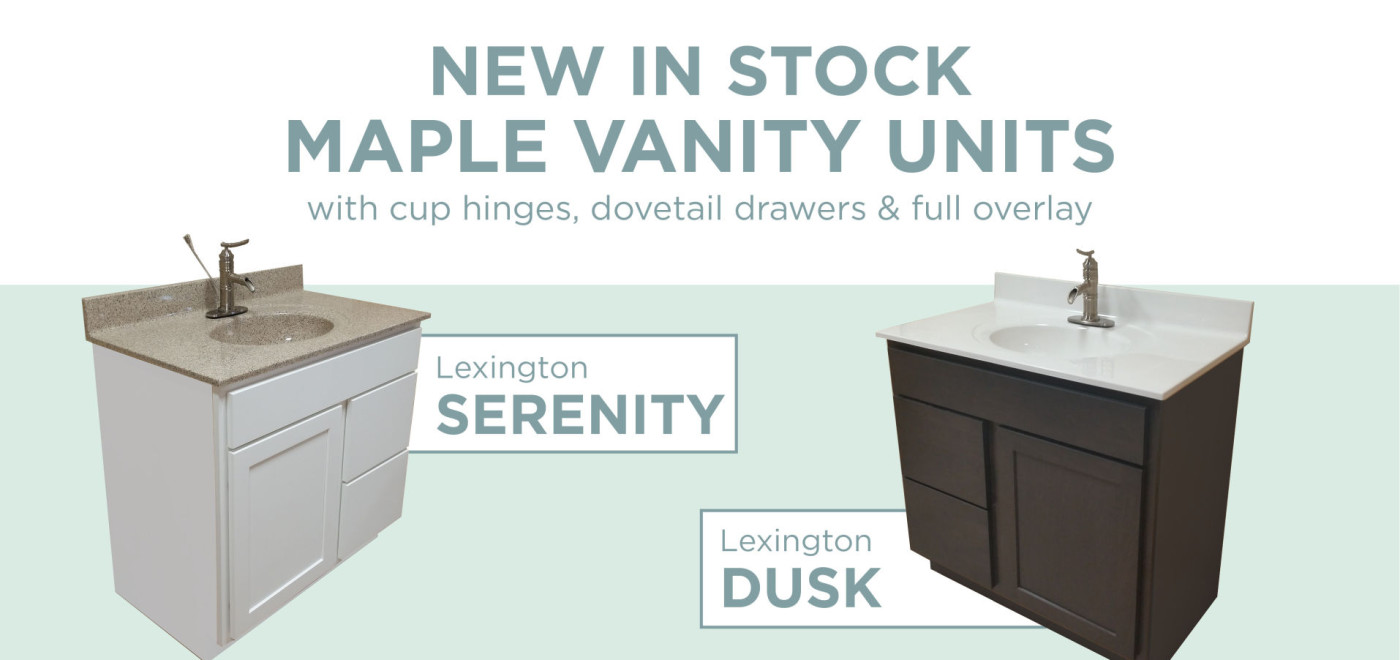 NEW Maple Vanities Ready to Ship