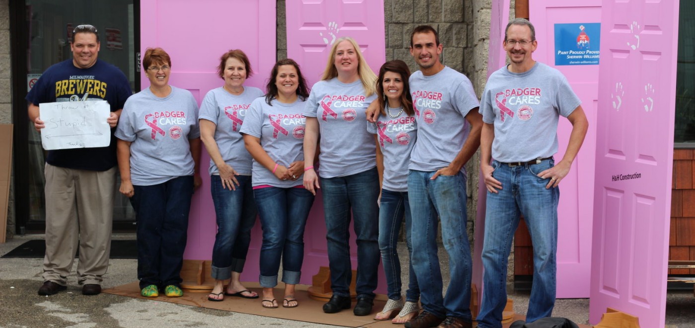 Team Badger Supports Steppin’ Out in Pink