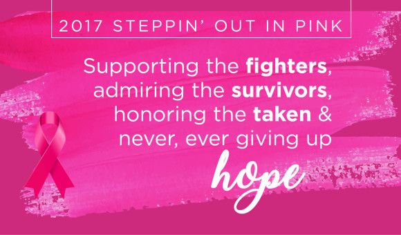 $4,500 raised for for Steppin’ Out in Pink