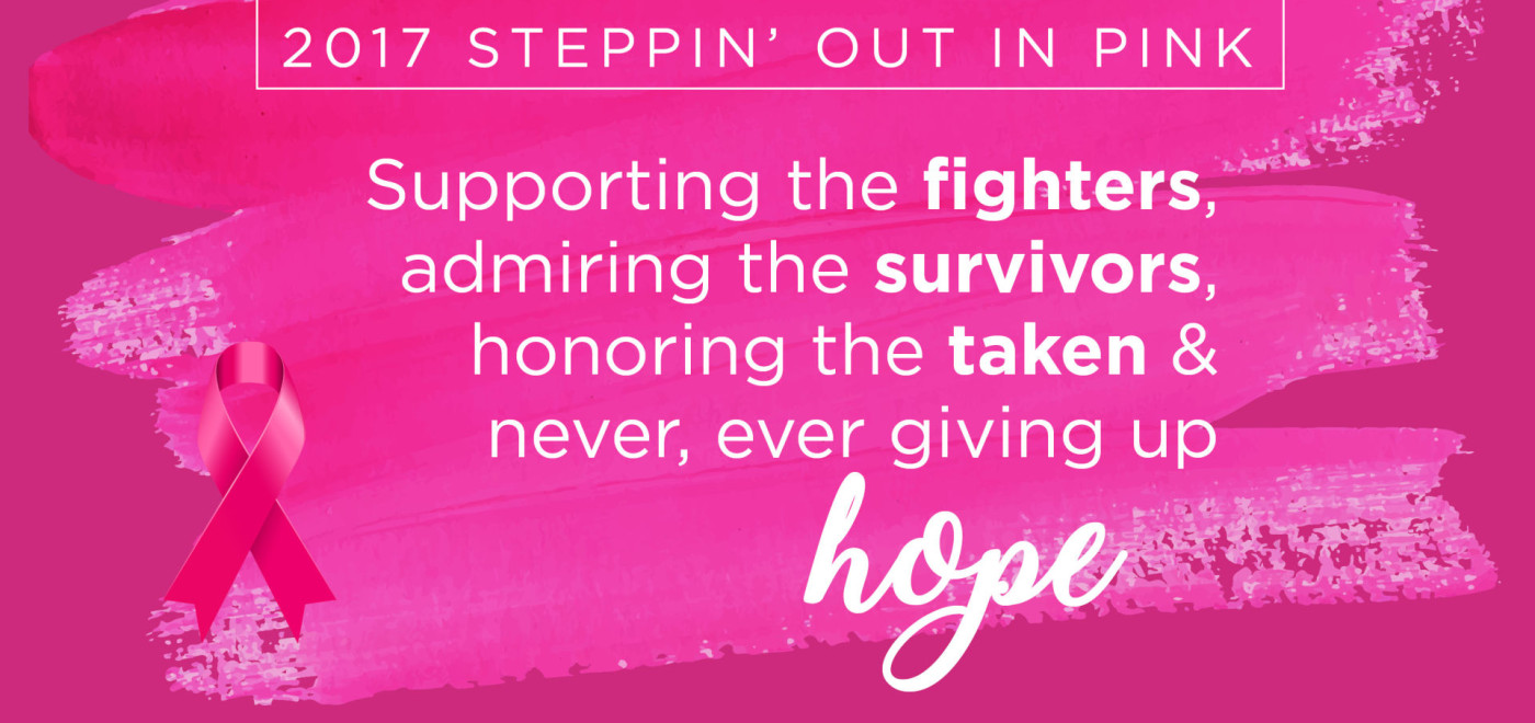 $4,500 raised for for Steppin’ Out in Pink