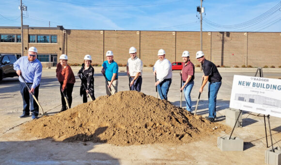 New warehouse ground breaking!